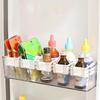 F26C Adjustable Refrigerator For Food And Snacks Space Saving Expandable Storage Box For Kitchen Cabinet