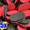Roter Tischtennisschläger-Reinigungsschwamm, Weicher Gummi-Radierbürste für Ping-Pong-Schlägerpflege, Staubschutz-Reinigungszubehör-Set