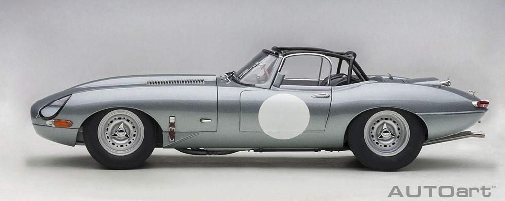 AUTOart Jaguar Lightweight E-Type Silber Fertigprodukt 1/18