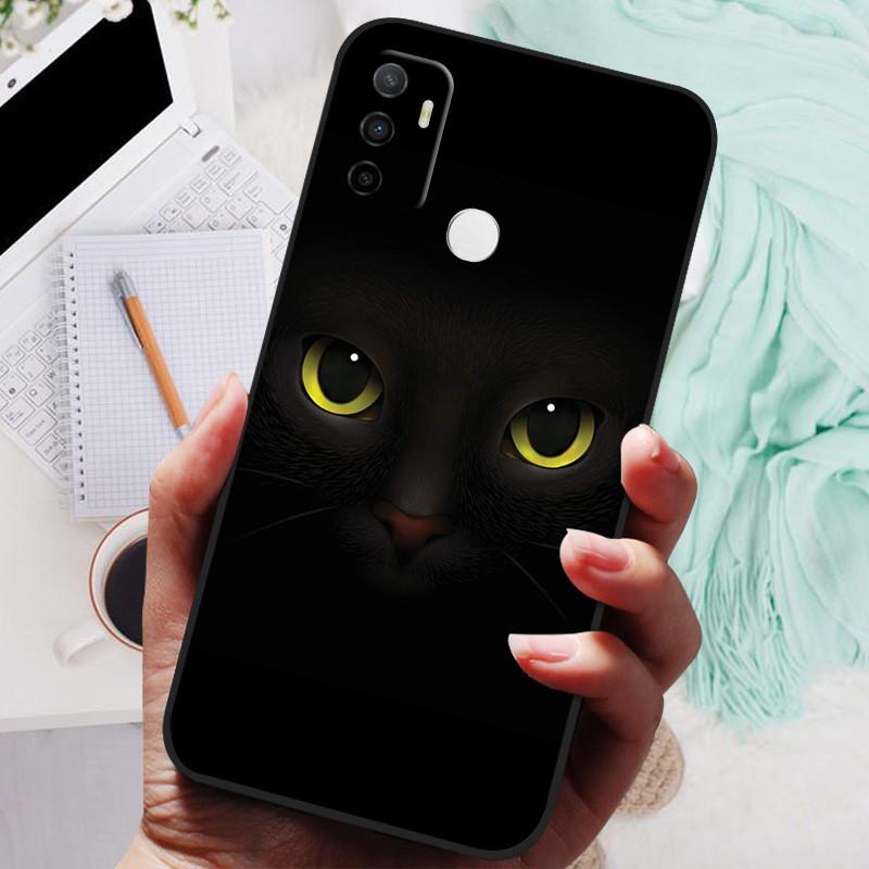 For OPPO A32 A53 A53S 2020 Case Lion Wolf Silicone Soft Back Cover For OPPO A15 A15S A35 Phone Case Protective Shell A53 2022