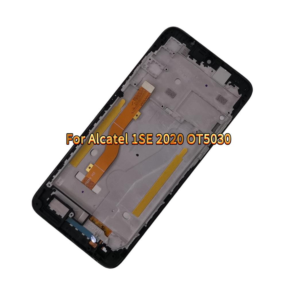 LCD-Bildschirm und Digitizer Vollbaugruppe für Alcatel 1SE 2020 OT5030 5030F, 5030U, 5030D_EEA Mit Rahmen