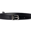 OEUVA Black Leather Double Layered Belt