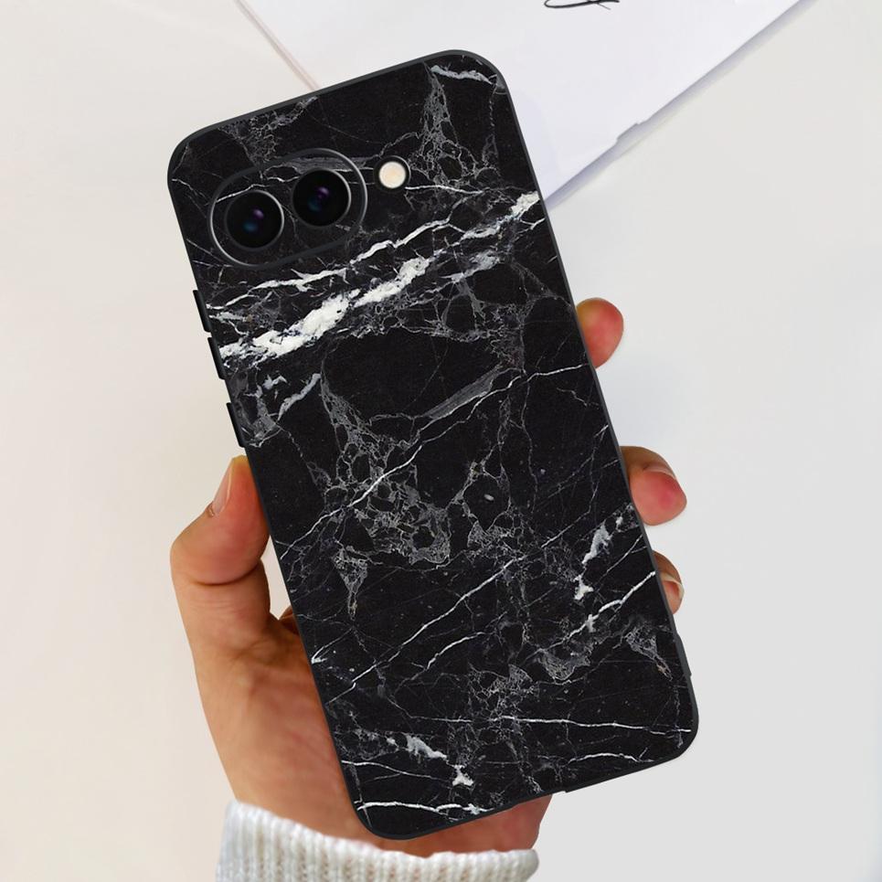 For Google Pixel 9a 9 Pro Phone Case Cool Cartoon Cat Painting Soft Slim Clear TPU Rubber Silicone Back Cover For Google 9 9Pro