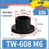 T-shaped Nylon Insulating Washer for M2-M12 Shafts