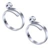 2pcs Knittied Yarn Guide Finger Holder Thimble Crocheters Thread Ring,Adjustable Knitting Crochet Loop Faster Sewing Accessories