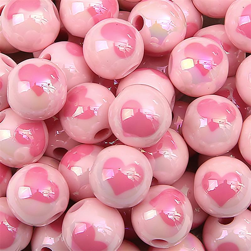 

Plated Macaron Heart Beads for DIY Beading and Handmade Accessories