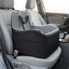 Travel Pet Nest Two-Season Season Dog Car Booster Seat Dog Booster Car Seat Quilted Storage Pockets for Dogs