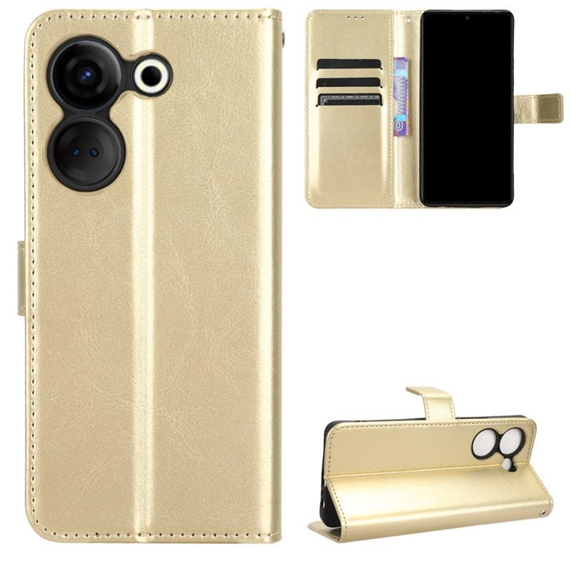 Flip Cover für Tecno Camon 20 4G/Camon 20 Pro 4G/Camon 20 Pro 5G PU-Leder Handyhülle Vollständiger Körperschutz Case