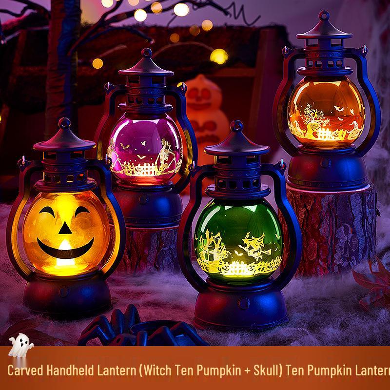 Luminous Halloween Pumpkin Lantern Decoration - Photo Prop & Gift Ornament