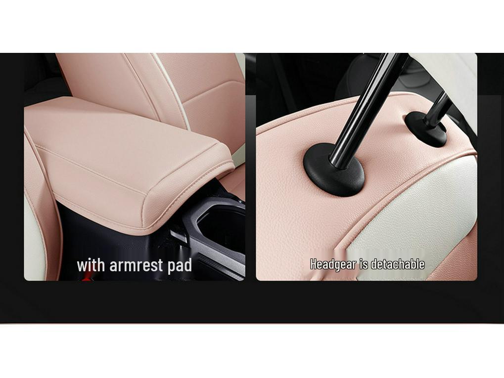 Universal Leather Car Seat Cover for Icon Five-Seat Models - All-Season Comfort and Protection