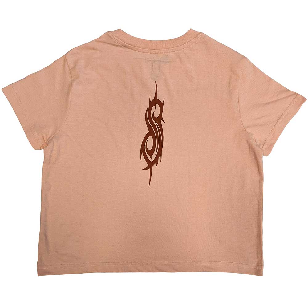 Slipknot Womens/Ladies The End, So Far Faces Grid Crop Top