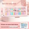 Primary School Abacus for Second Grade: Special Bead Counting Tool with 5 & 7 Beads, 13 Rows for Mental Math