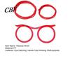 Drinking Straw for Glasses Funny Straw, Creative Eyewear Tube Parties, Bendable Flexible Odor-free Plastic Juice Soda Milk Tea, Novelty Gag Gift Kids