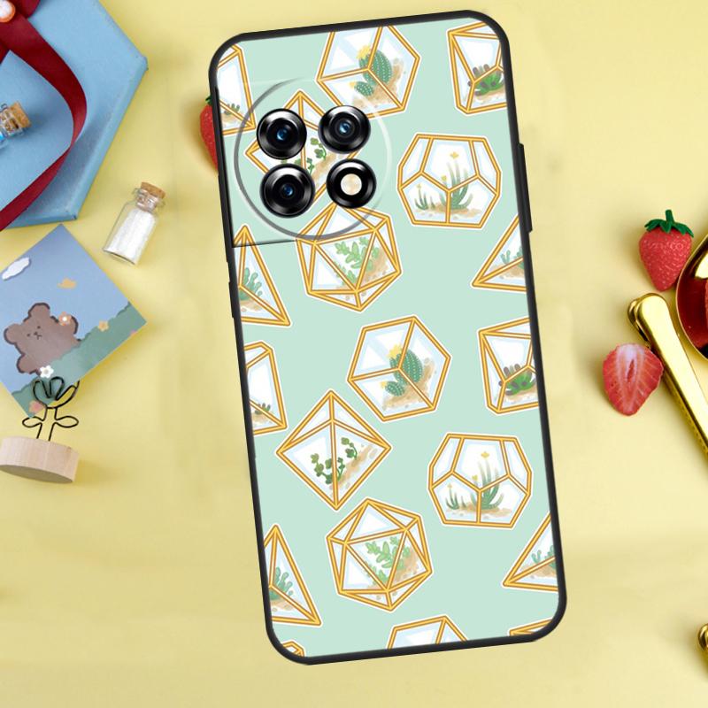 

Cactus Succulent Case For OnePlus 13R 12R 13T 15 13 12 11 10 9 10R 10T 8T Nord 5 CE 4 2 3 Lite N20 N30 Cover OnePlus Nord CE2Lite