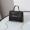 Borsa da Donna Moda Coreana Motivo Coccodrillo Borsa Monospalla Portacellulare Portamonete Borsa a Tracolla da Donna Borsa a Mano da Spalla Bolsos Para Mujer