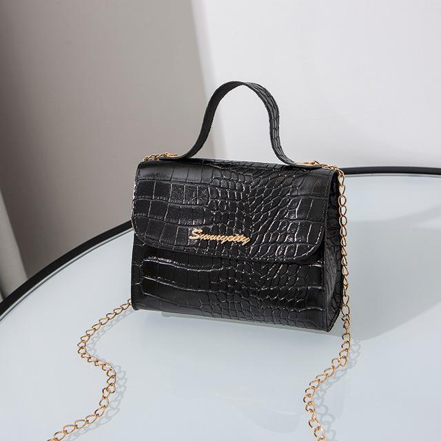 Ladies Handbag Korean Fashion Crocodile Pattern Single Shoulder Bag Mobile Coin Purse Ladies Messenger Bag Shoulder Handbag Bolsos Para Mujer