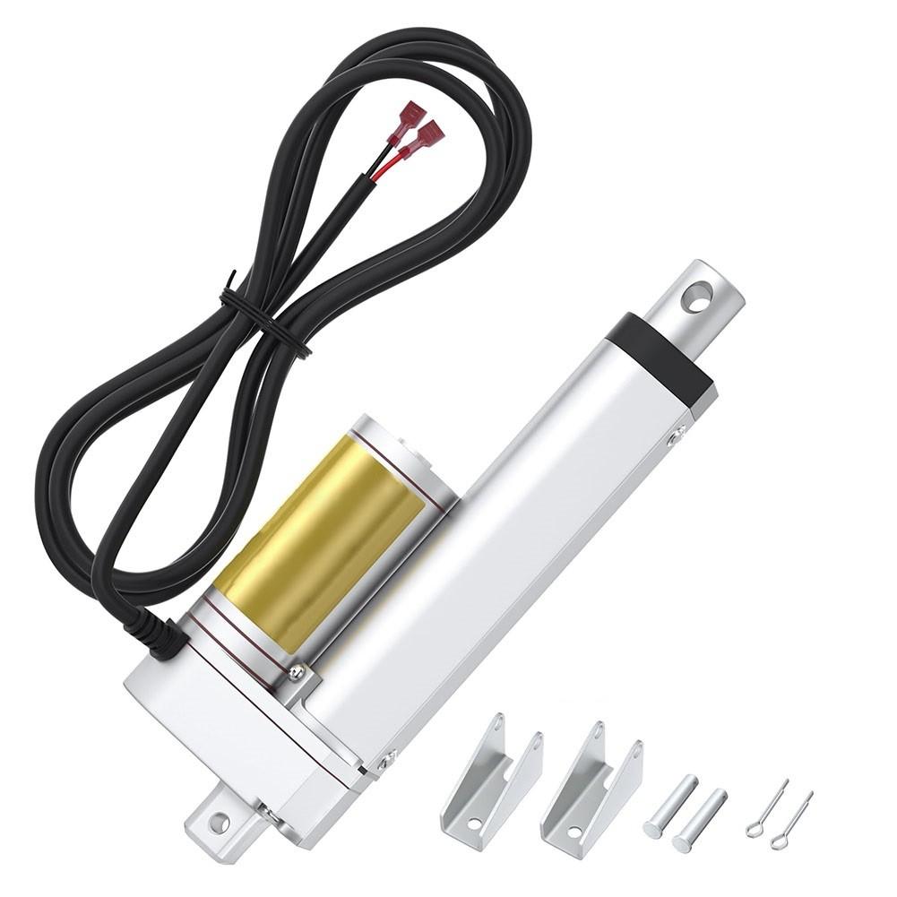 Vysokorychlostní 12V lineární aktuátor 220lb zatížení 10mm/s zdvih elektromotor
