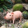 Simulated Animal Pig Figurine Parent-child Farm Toy Plastic Ornament Children's Toy Model Landscape Garden Home Ornament