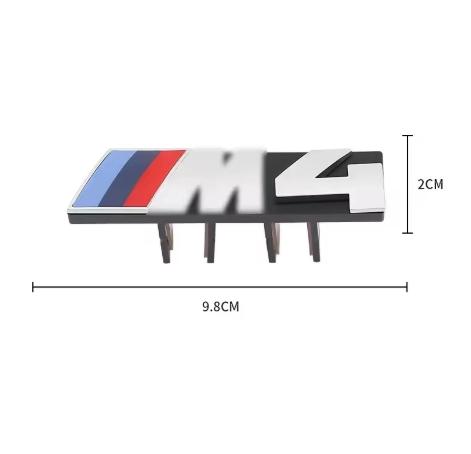 3D Car Front Grille M Badge Emblem Decoration Accessories For bAB-BMW M M1 M2 M3 M4 M5 M6 M7 E39 E87 E60 E46 E53 E90 F10 F20 F25 XV1