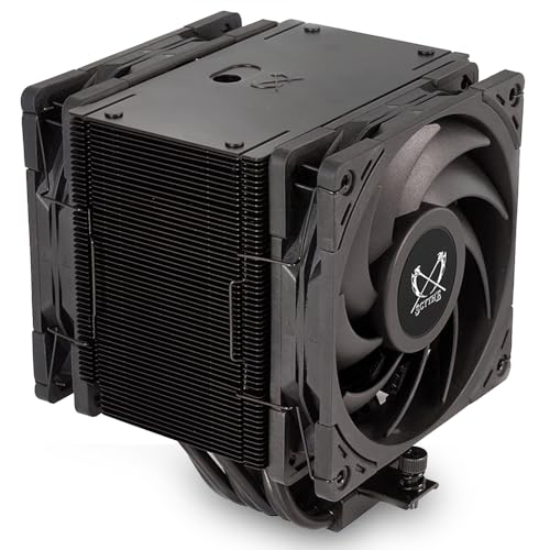 

Повітряний кулер для процесора Scythe Mugen 6 Dual Fan Black Edition, Intel LGA1700, LGA1151, підтримка AMD AM5, AM4, 120 мм, Single Tower, алюмінієва верхня кришка (Муген 6 Ду