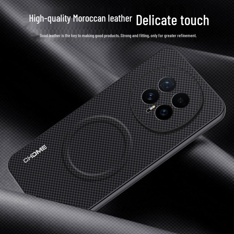 Compatible with Honor Magic 8/8Pro Case: Full Coverage, Anti-Drop, Premium Magnetic Buckle, Stylish Marked Texture Design.