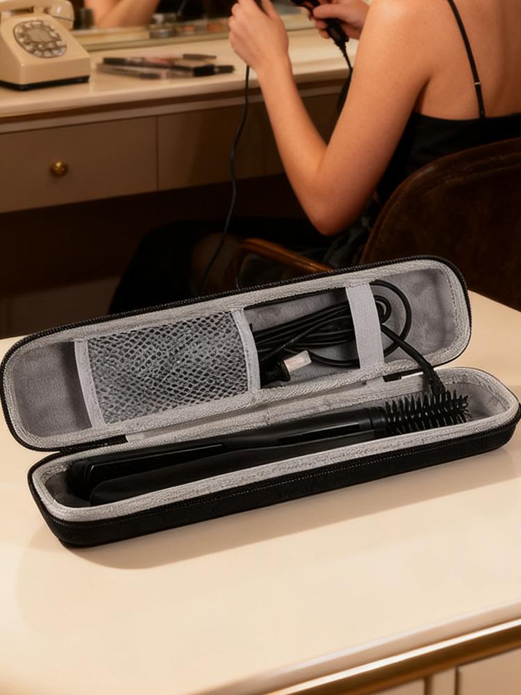 Flute Case Carrying Bag Shockproof High-Density EVA Pouch Straightener Curling Irons Styler Carry Bag for Musical Instruments