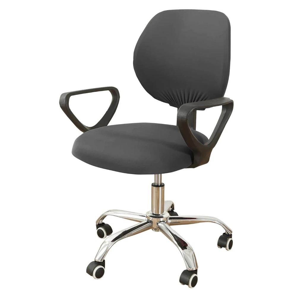 Spandex Stretchable Desk Office  Computer Chair Seat Covers Washable Rotating Backrest  Cushion Pets Protectors Slipcover