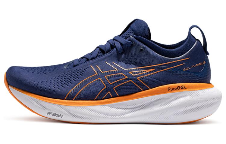 ASICS Gel Nimbus 25 Deep Ocean Bright Orange 1011B547-403 39.5