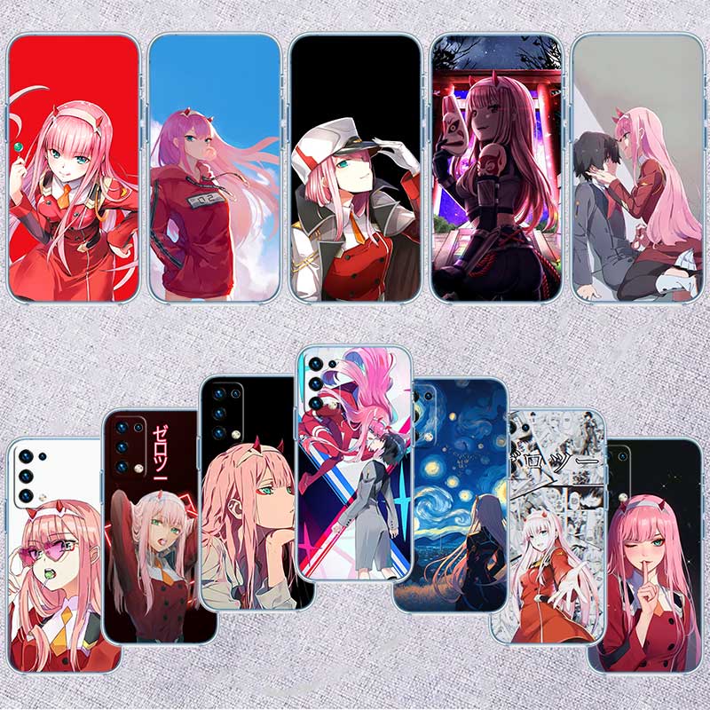 UP50 Zero Two Transparent Phone Case for Motorola Moto G7 G8 G9 G84 G85 G73 G24 G15 Z2 Play Power Plus