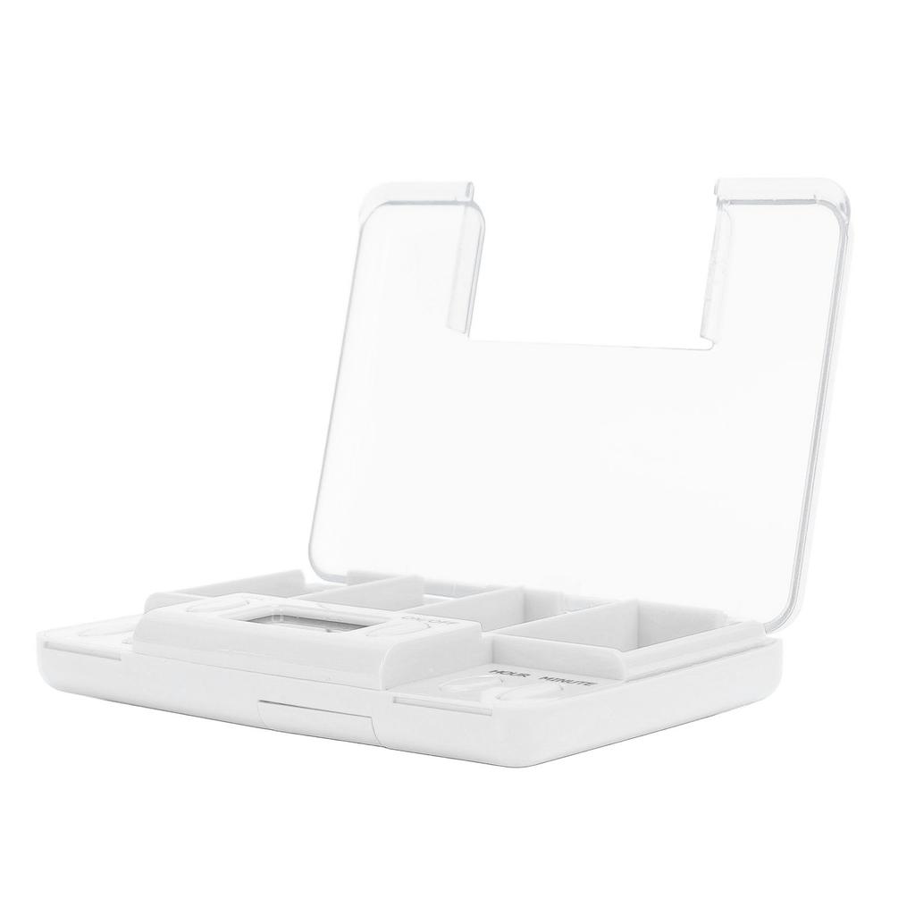 Portable Smart Medication Reminder Box Electronic Medicine Dispenser Digital Medicine Storage Case with Multiple