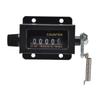 Contatore Meccanico Funzione di Reset Vetro Trasparente Durevole Design a Specchio Strumento di Conteggio Accurato a 5 Cifre