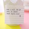 Colorful Adhesive Lined Sticky Notes Pad for Students, Tearable Messaging Reminders, Ins Style