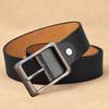 Retro Belt  Men's Genuine Leather Belt Middle Aged and Young People  Versatile Pin Buckle Casual Belt
