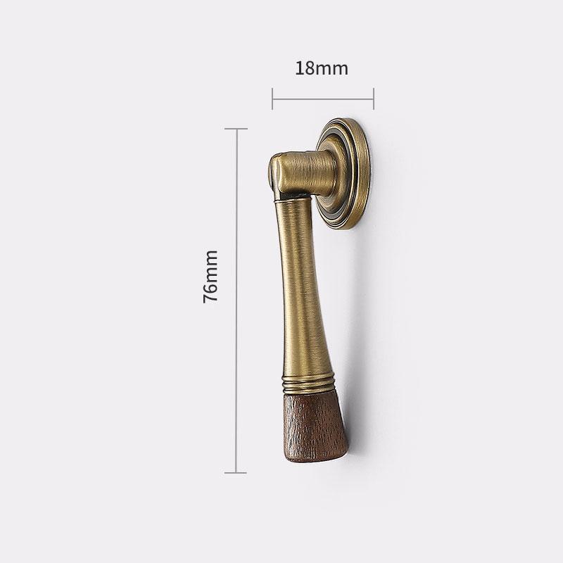 Wardrobe Door Handle Kitchen Door Pulls for Cabinets Wood Cabinet Nature Style Wooden Cabinet Handle Furniture Hardware