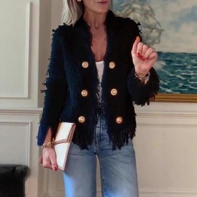 Kadın Açık Ön Suni Kürk Hırka Tüylü Şık Tüylü Ceket Günlük Uzun Kollu Palto Sonbahar Kış Dış Giyim