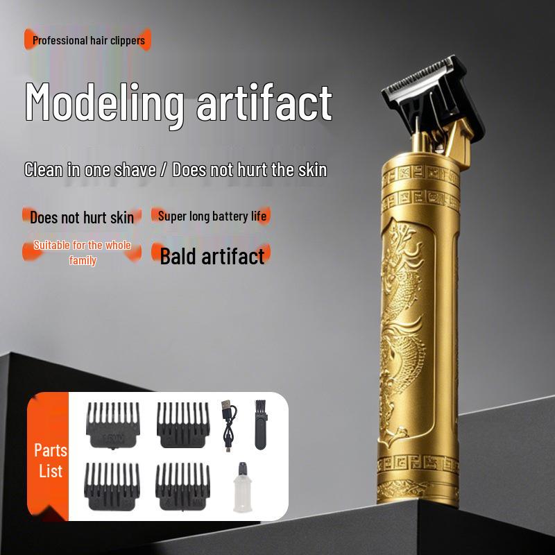 Men's Rechargeable Electric Razor and Hair Clipper for Bald Heads and Hair.