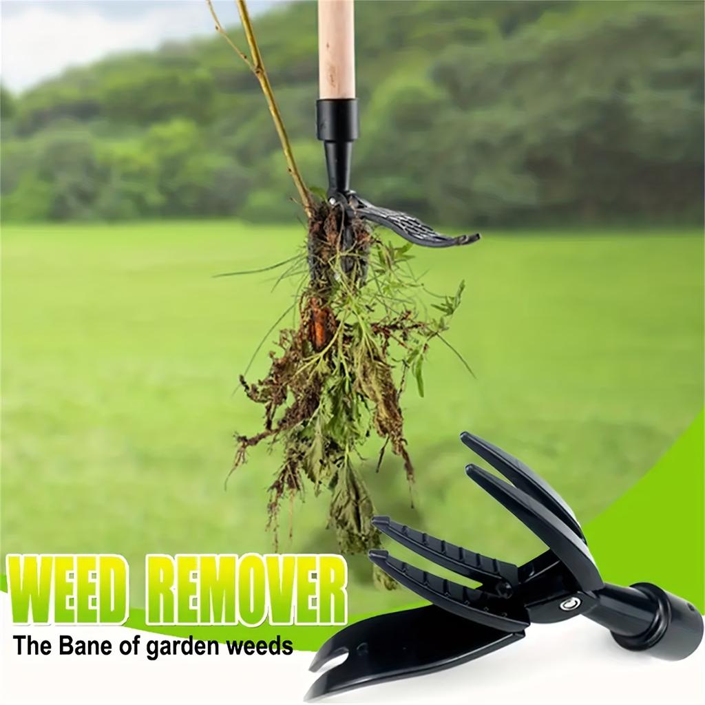 Metal Weeder the Stand Up Weed Puller Tool Claw Weeder Root Remover Outdoor Killer Tool with Foot Pedal Garden Tools