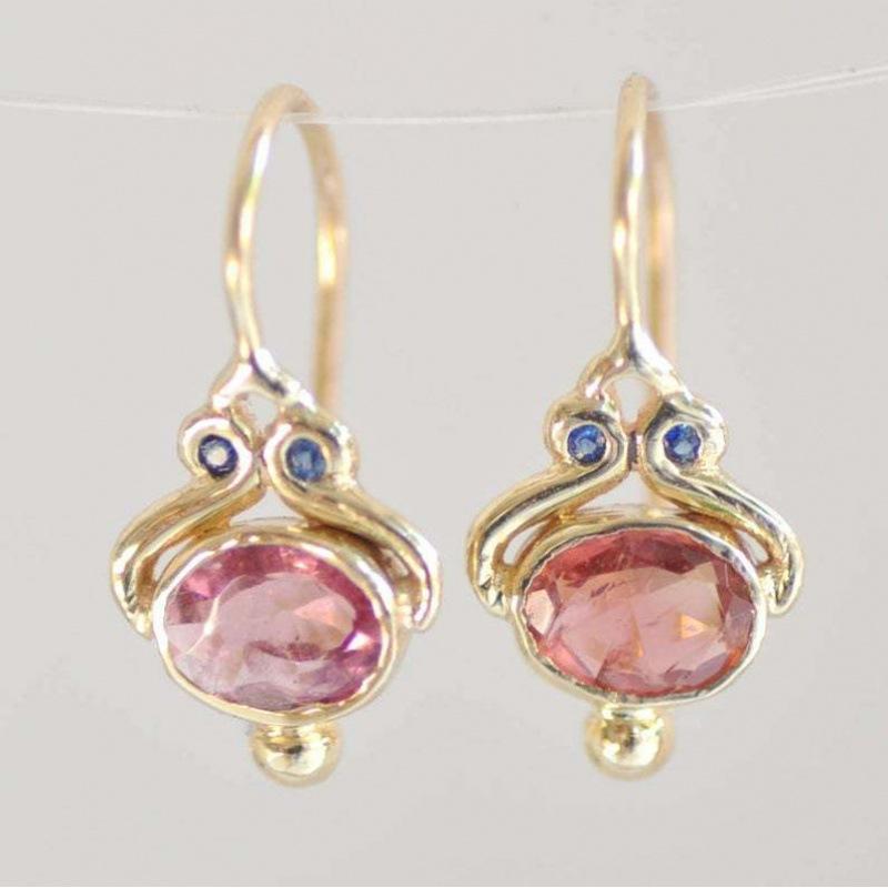 

Serol inlaid zircon earrings wish niche fashion high design earrings women