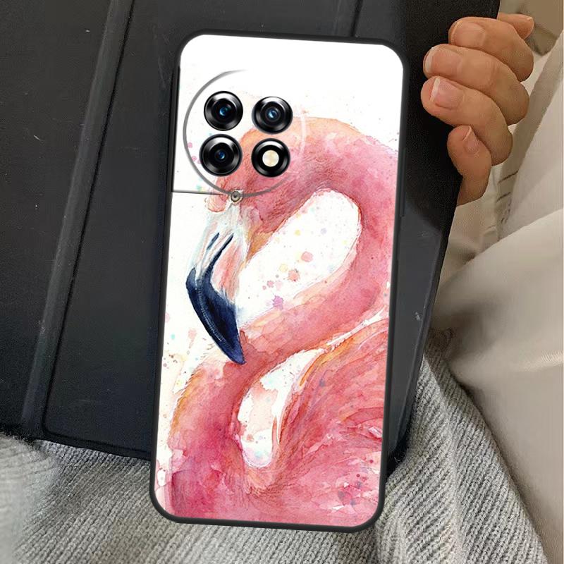 Pink Red Flamingo Case For OnePlus Nord 5 CE 2 3 4 Lite N20 N30 OnePlus 15 13 12 11 10T 10R 12R 13R 13T Cover