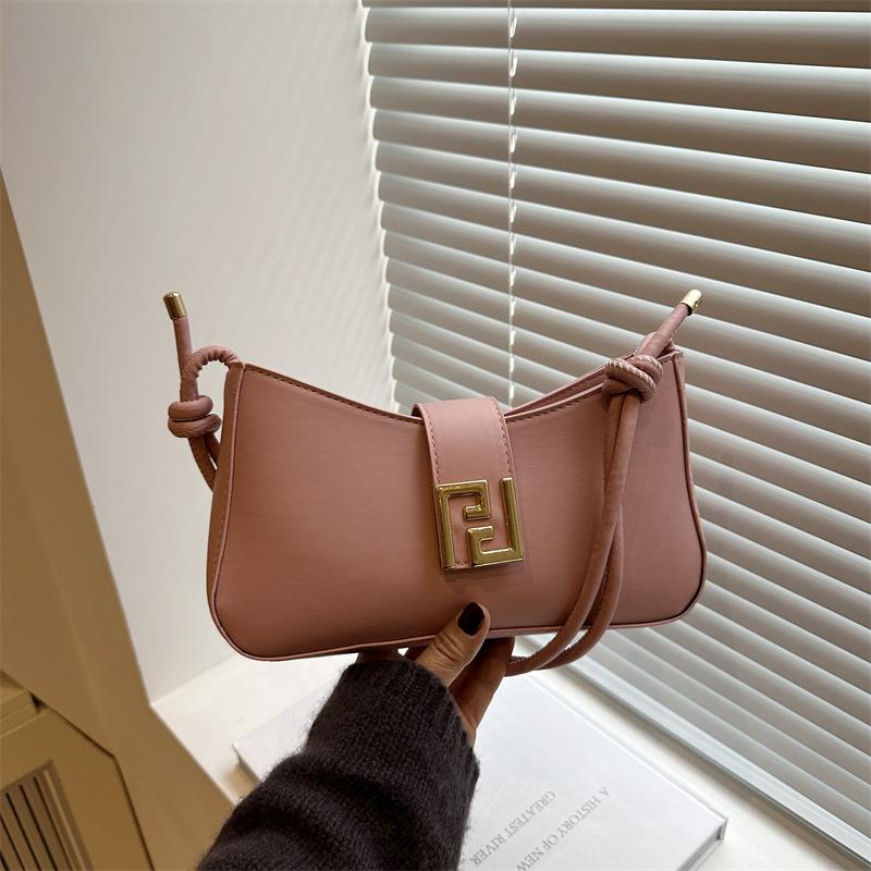 

French niche simple baguette underarm bag women s 2025 new fashion versatile handbag elegant shoulder messenger bag