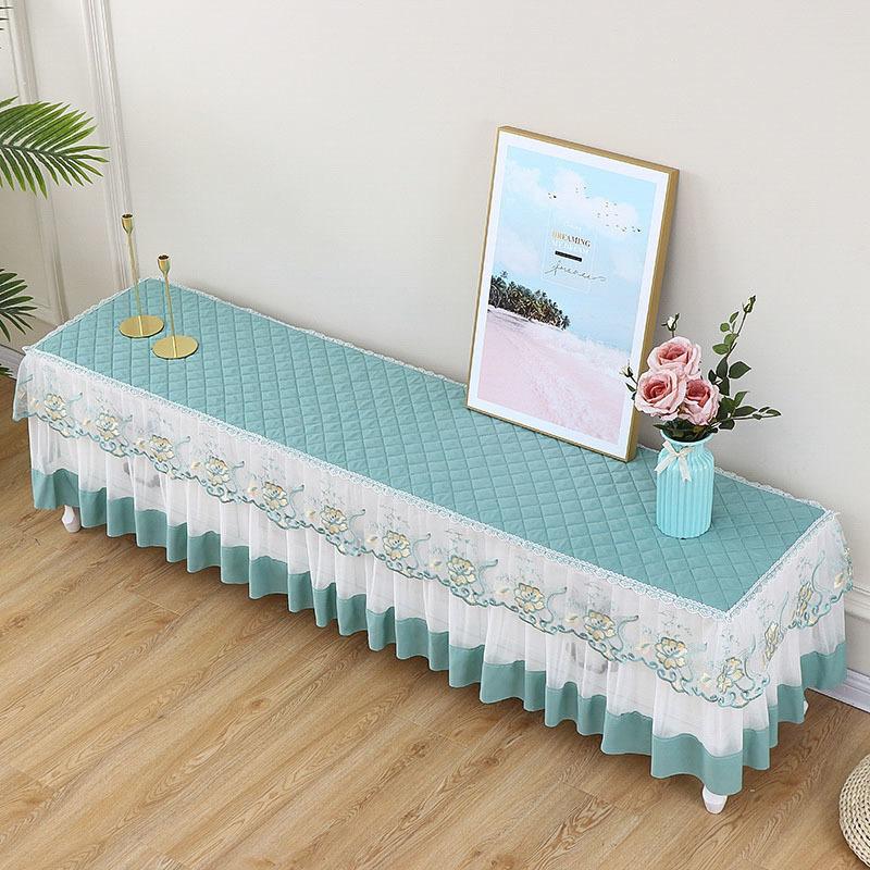 TV Cabinet Cover Double-layer Dust Cover New Lace Universal Cover Tablecloth Rectangular Living Room TV Cabinet Tablecloth