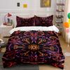 Fiery Mandala with Patterns. Bedding Sets Duvet Cover Sets Duvet Covers Pillowcases(1 * Duvet Cover 2 * Pillowcases Without Duvet Insert)