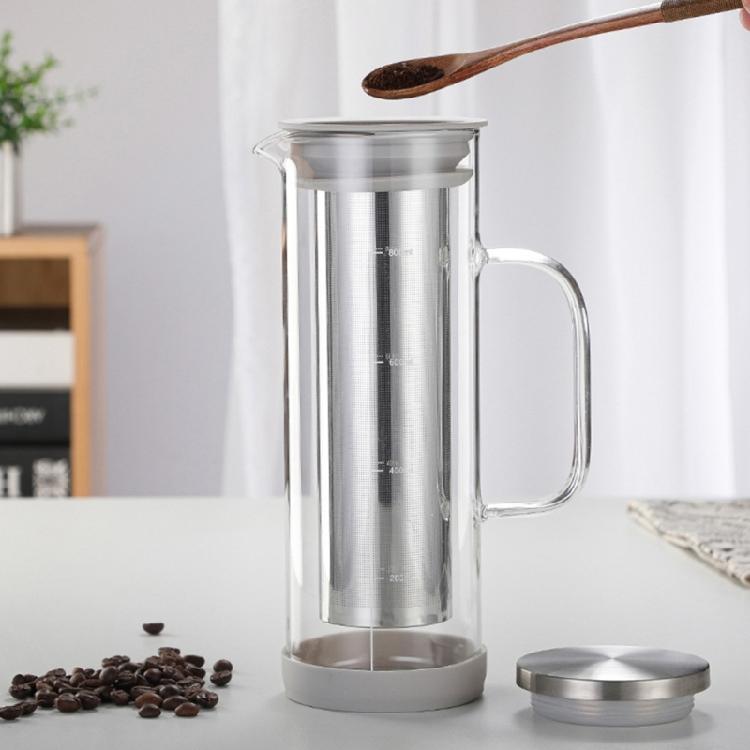 Modern Cold Brew Coffee Pots with Sleeve Modern Cold Brew Coffee Carafes with Easy to Use Filter for Youngsters