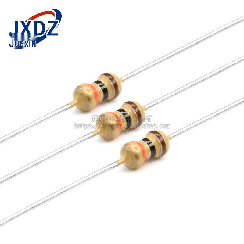Carbon Film Resistor 1/8W: 1K, 2K, 2.2K, 2.4K, 3K, 3.6K, 3.9K, 4.7K, 5.6K, 6.8K, 7.5K, 8.2K, 5% Tolerance