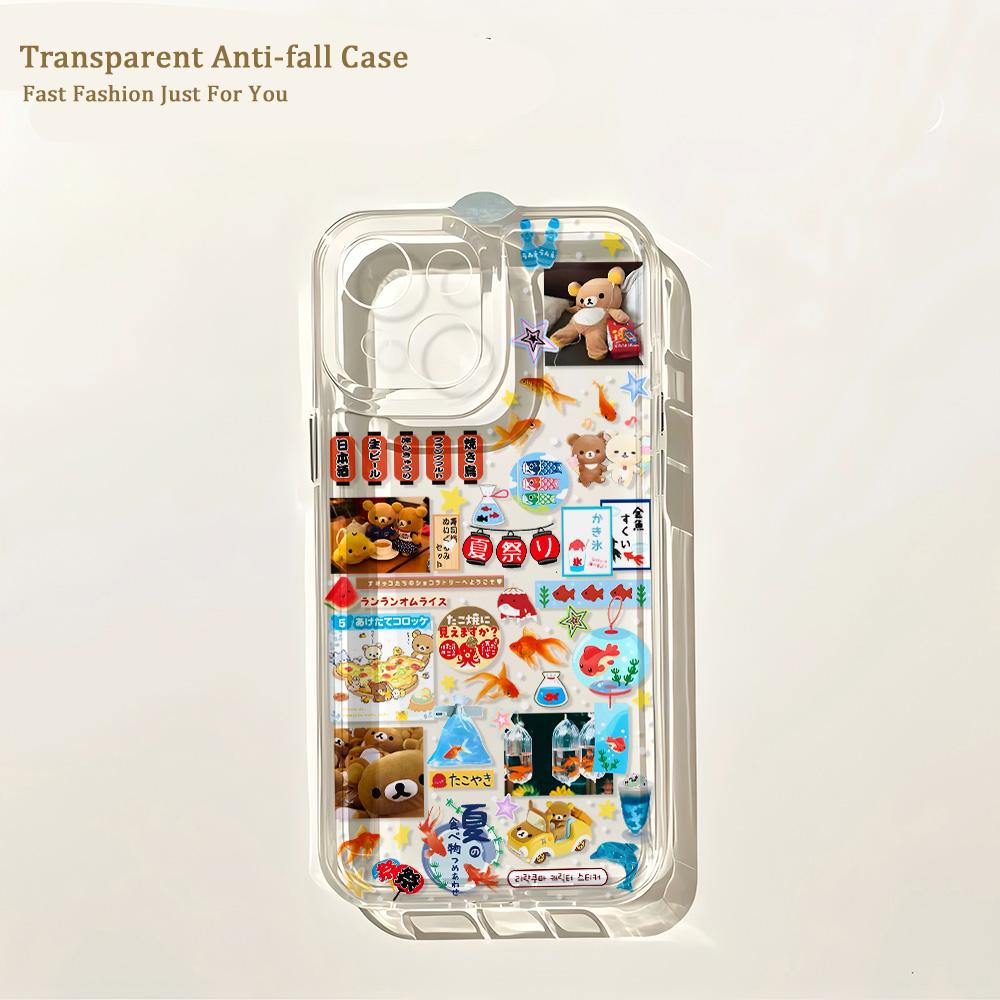 Anime Cute R-Rilakkumas Phone Case For Samsung Galaxy S26 S25 S24 S23 S22 S21 S20 FE Note20 Note10 Edge Plus Ultra Lite 5G Cover