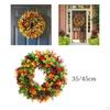 Flower Garland Door Hanging Round Floral Wreath Window Party