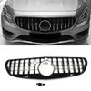 Front Grille GT Style Racing Grill For Mercedes-Benz C217 W217 S Class Coupe 2015-2017 S500 S550 S560 Upper Bumper Hood Grills