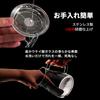 OULOVECO Glass Stainless Steel Disassemblable for Easy Suitable for Both Hot and Cold Includes Tea Compatible with Fruit Tea and Flower Tea Patent Tea