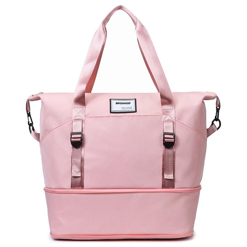 Extended Large Capacity for Outdoor Portable Travel Bag Dry and Wet Separation Can Place Yoga Mat Yoga Bag Can Be Put In A Pull Rod