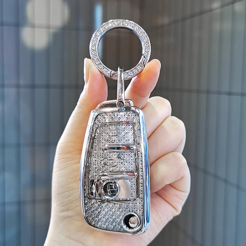 Keychain For Chery Arrizo 5Plus Keycase Tiggo 3X 5X Qqme Little Ant Gx Arrizo 7 Ex3 Keycover Key Shell Keychain Car Buckle
